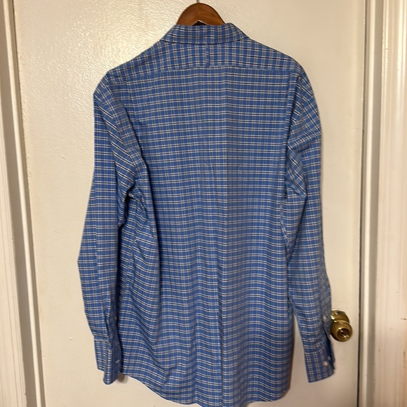 NWT LINCS Davidchu MENS CASUAL BUTTON DOWN SHIRT SIZE XXL BLUE COLOR - Picture 10 of 15
